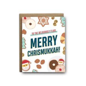 ($5) Merry Chrismukkah Greeting Card